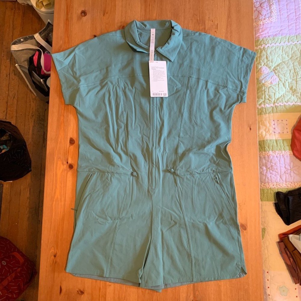 Lululemon NWT Stretch Rib Pocketed Romper 8